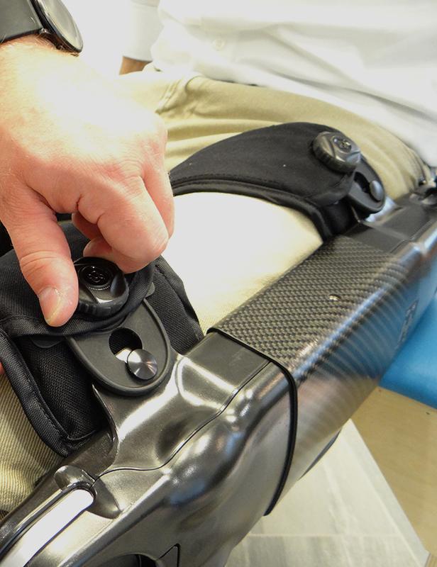 gros plan sur l'exosquelette