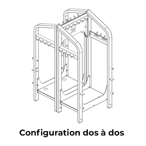 RACK DE RANGEMENT ADVANCED POUR ACCESSOIRES KBOX ET KPULLEY