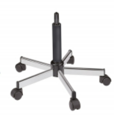 Tabouret Top couleur sur roulettes piètement Métal, sellerie Tendue, couleur au choix