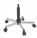 Tabouret Top couleur sur roulettes piètement Métal, sellerie Tendue, couleur au choix