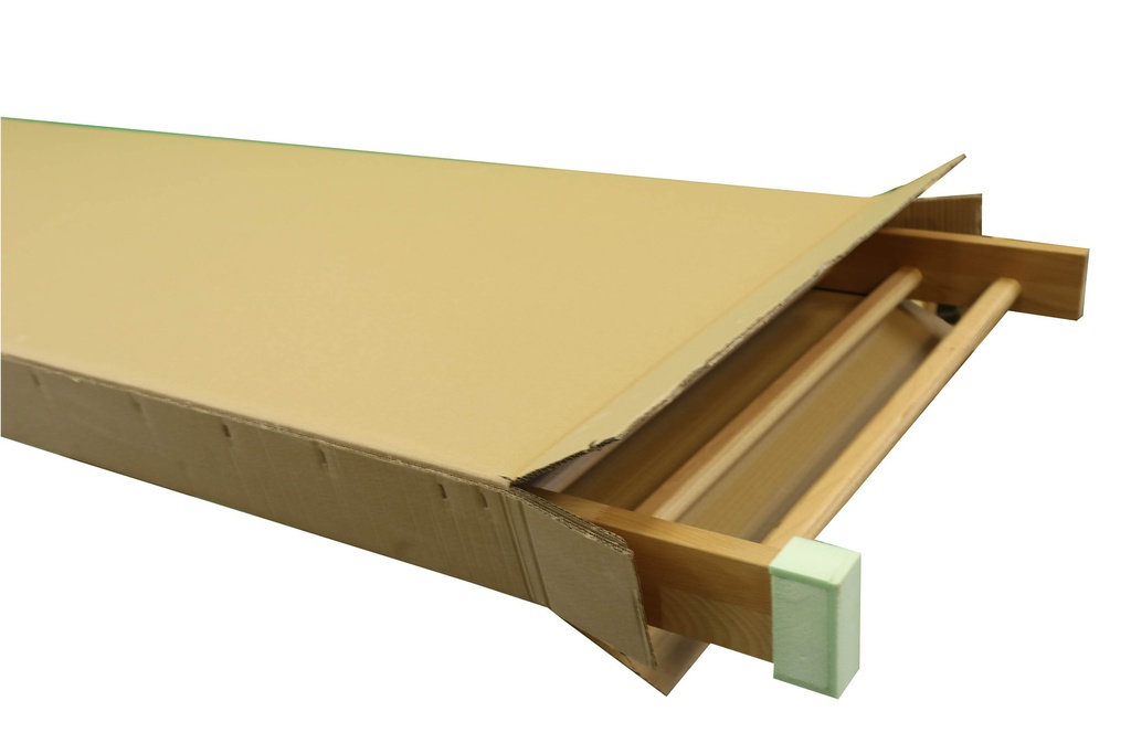 Emballage Espalier en hêtre vernis 230 x 80 cm