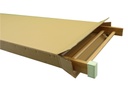 Emballage Espalier en hêtre vernis 230 x 80 cm