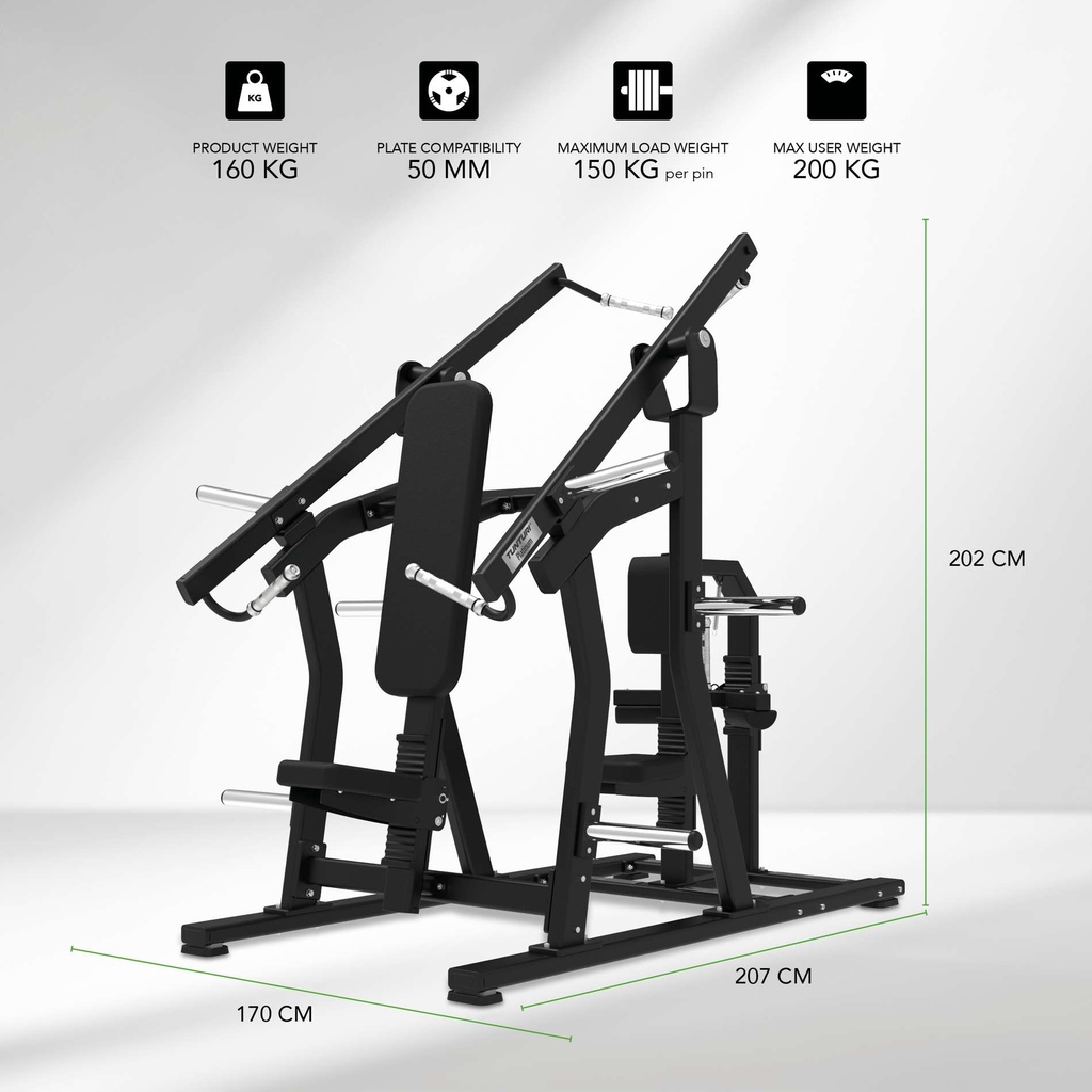 Dual Chest/Back Press Platinum V-series