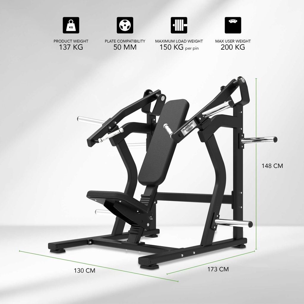 Incline Chest Press Tunturi Platinum V-series