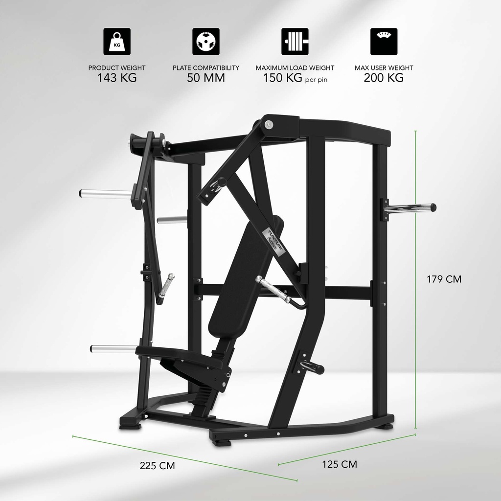 Wide Chest Press Tunturi Platinum V-series