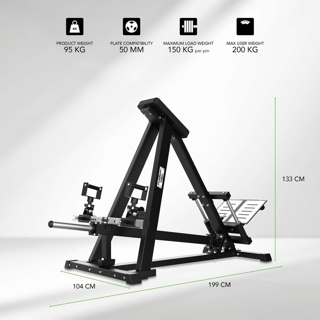 T-Bar Row Tunturi Platinum V-series
