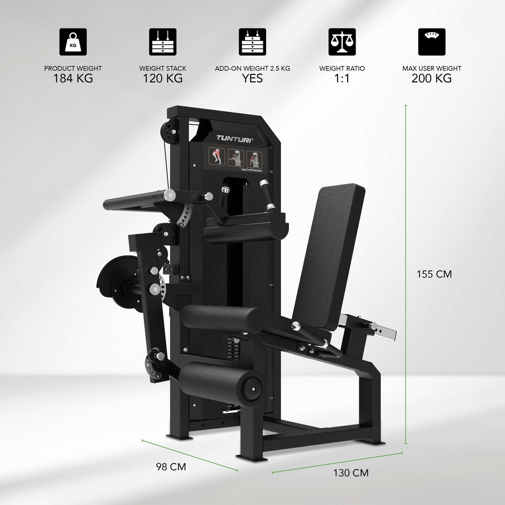 Platinum Dual Leg Curl/Extension Selectorized V-series