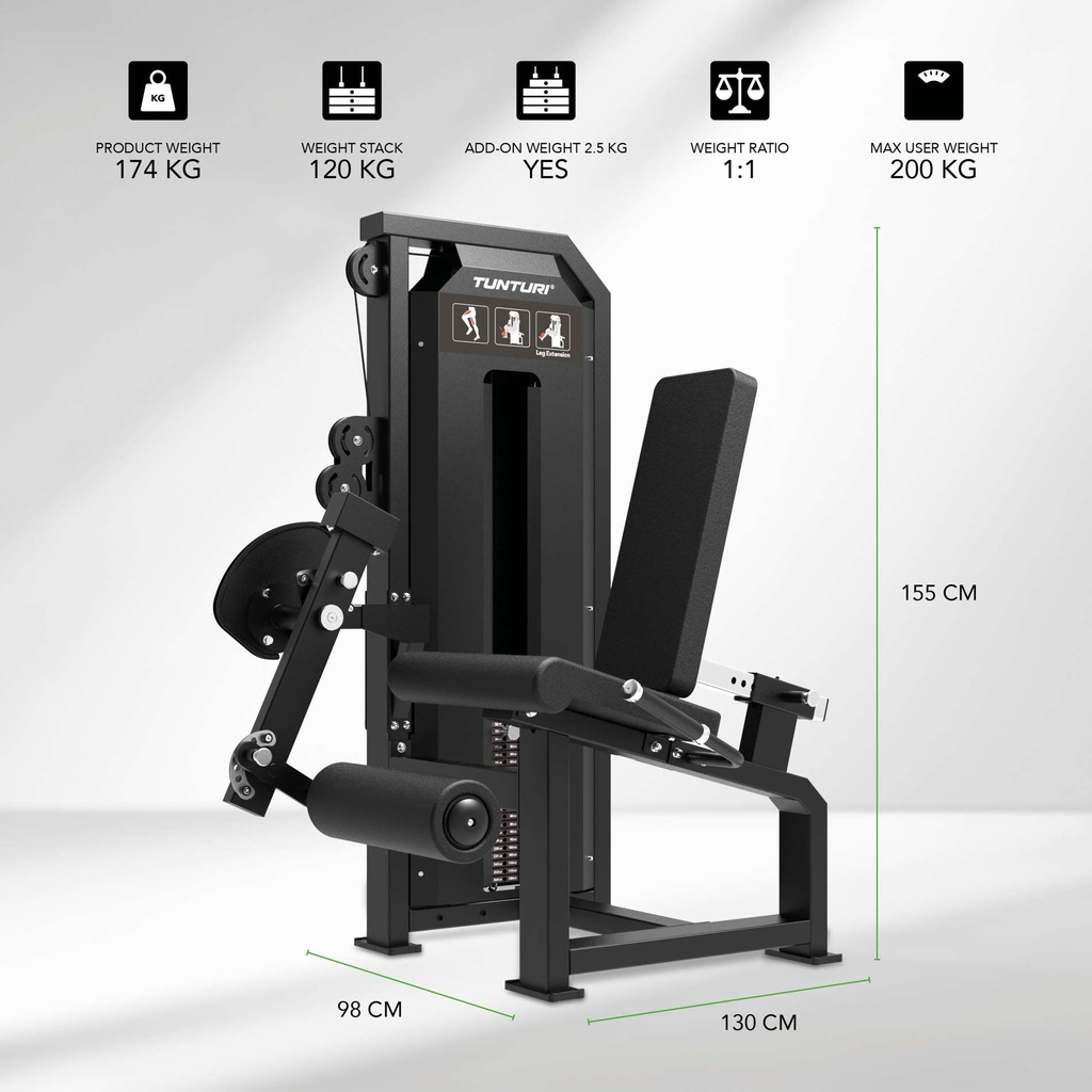 Platinum Leg extension Selectorized V-series