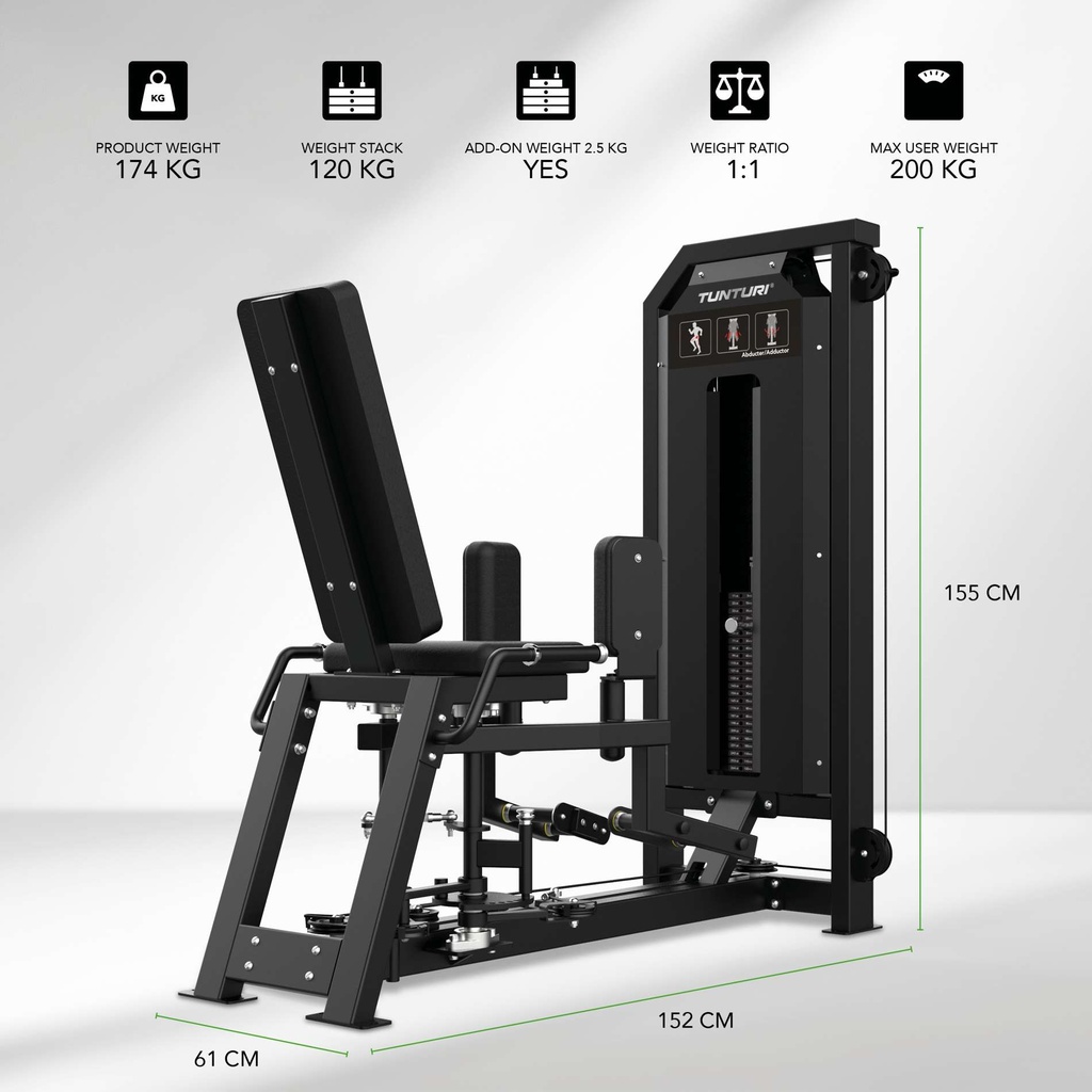 Platinum Dual Abducter/Adductor Selectorized V-series