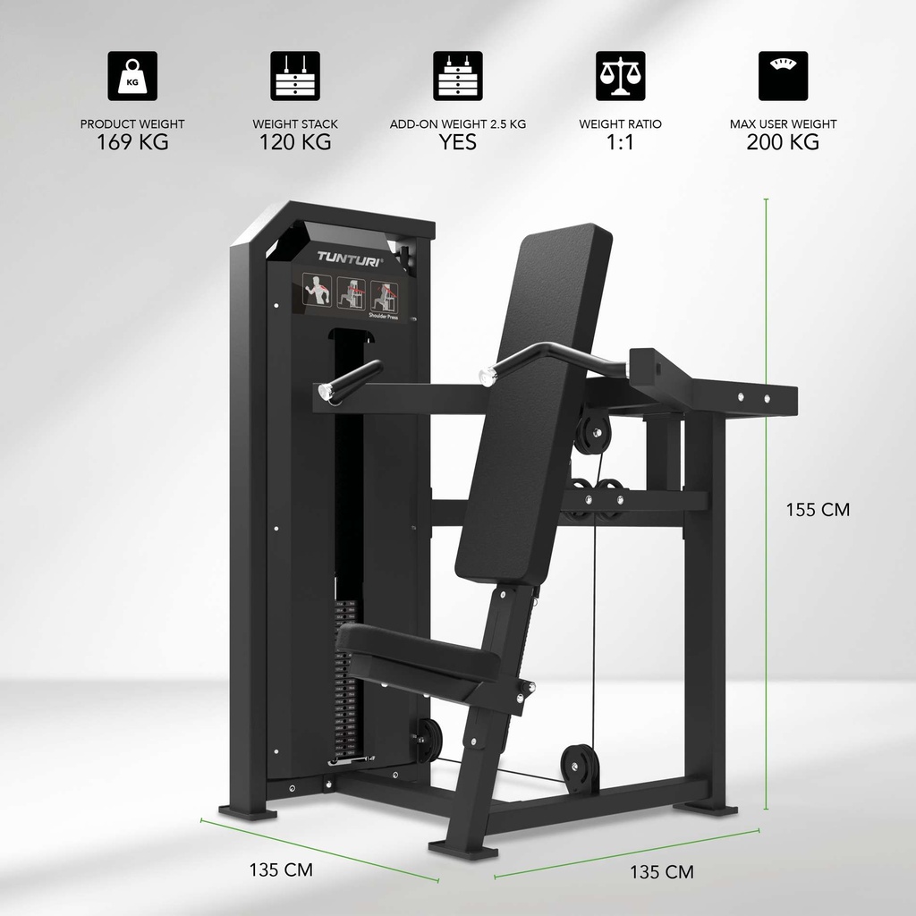 Platinum Shoulder Press Selectorized V-series