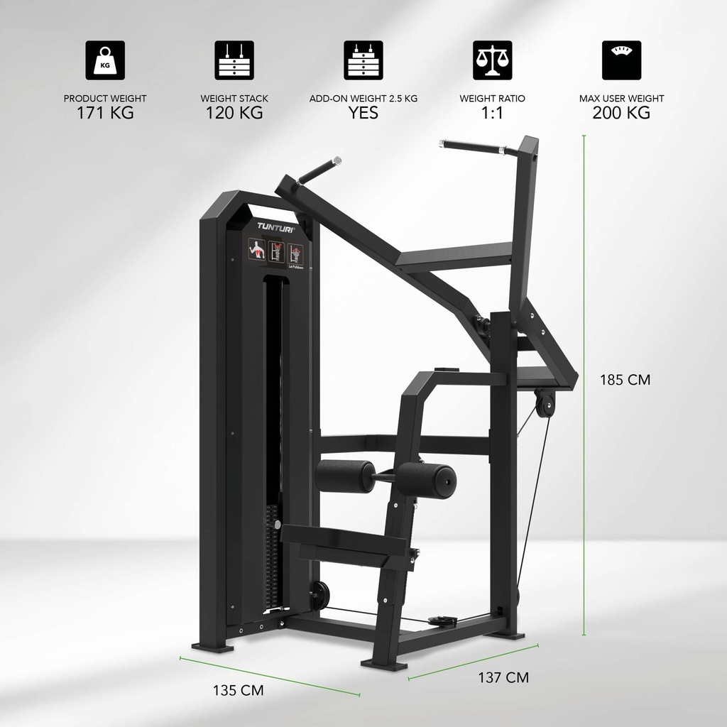 Platinum Lat Pulldown Selectorized V-series