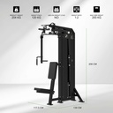 Platinum Dual Pec Fly/Rear Delt Selectorized V-series