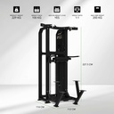 Platinum Dual Assisted Chin Up/Dip Selectorized V-series