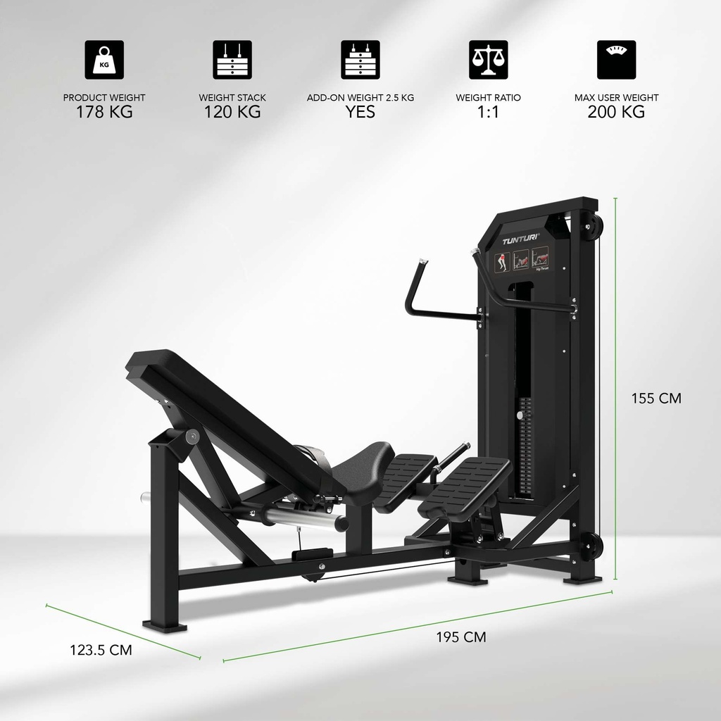Platinum Hip Thrust Selectorized V-series