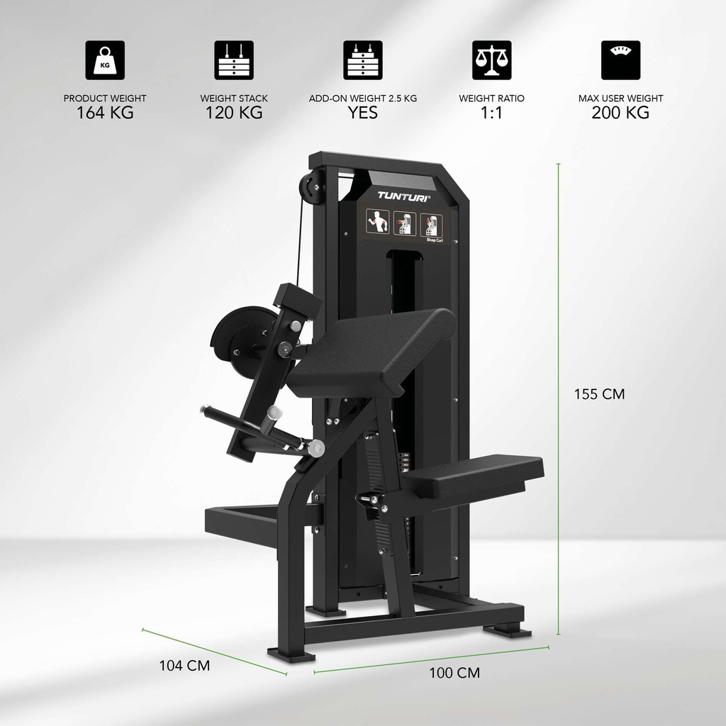 Platinum Bicep Curl Selectorized V-series