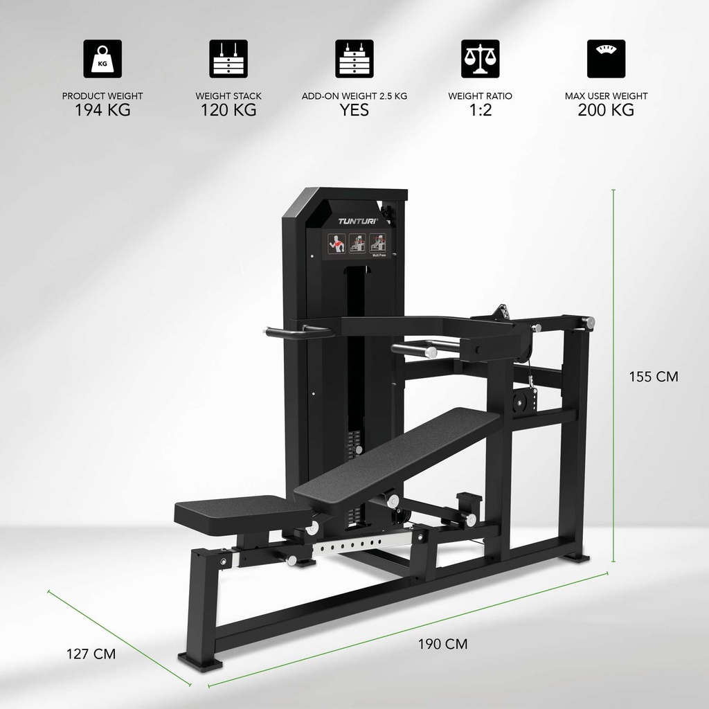 Platinum Multi Press Selectorized V-series