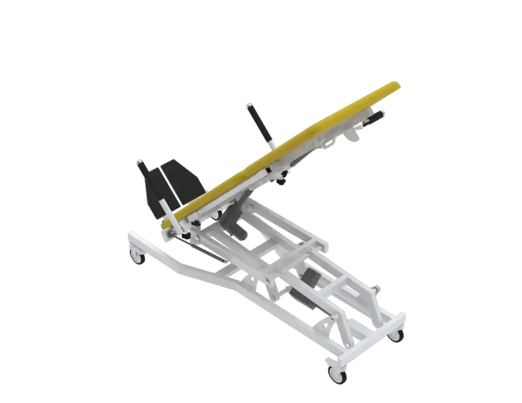 Table de verticalisation bariatrique Genin 2 plans, largeur 80 cm, hauteur variable