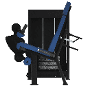 Leg curl/ Leg extension assis 60kg Laroq Evolution