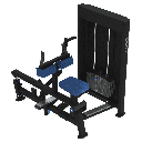 Presse à mollets assis 80kg Laroq Evolution