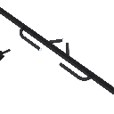 Poulie vis a vis - 2 x 60 kg Laroq Evolution TE27R