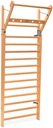 Espalier Wallbars Nohrd 14 barreaux chêne massif avec avancée repliable