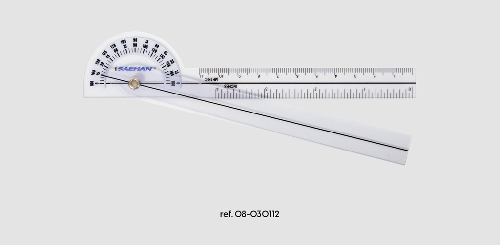 SAEHAN Goniomètre de poche 15 cm | 180° per 5° (SH5200)