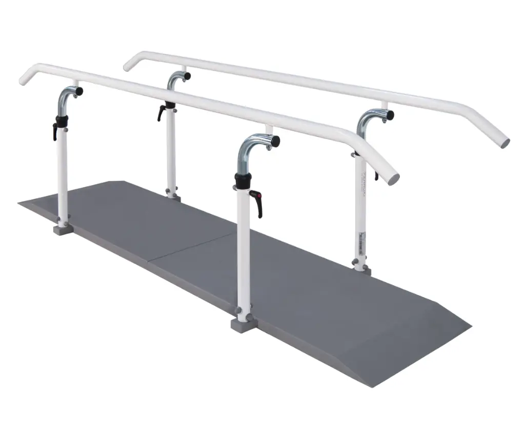 Barres parallèles Ferrox avec plancher antidérapant nouvelle finition