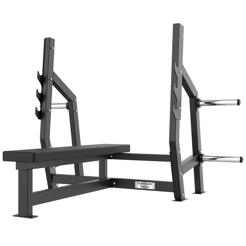 Banc horizontal Bench Press à charges libres Tunturi Platinum V-series