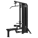 Dual Lat Pulldown/Low row à charges guidées Tunturi Platinum V-series