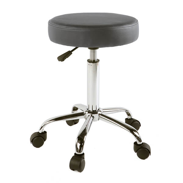 Tabouret a roulettes Minos II assise épaisse