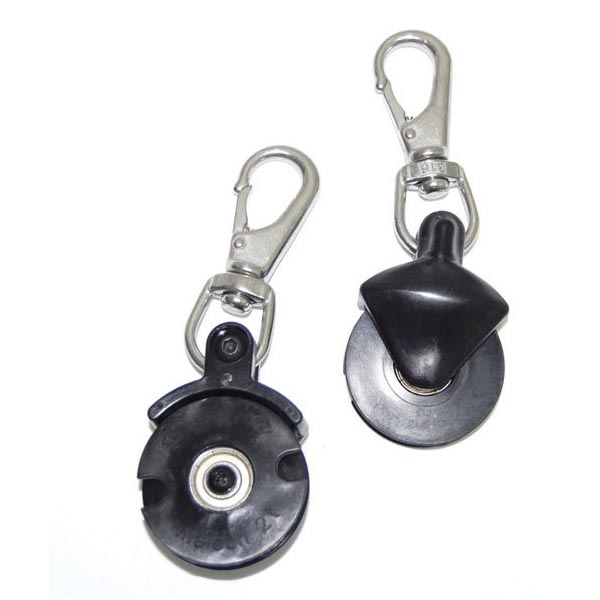 Poulie a mousqueton (l'unité)