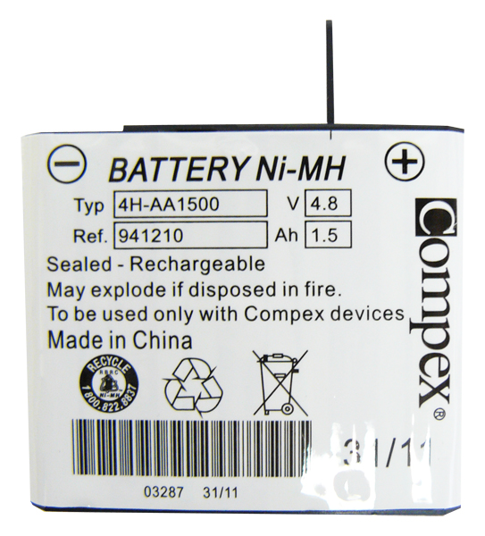 Batterie Compex sport 941210 (Energy/Sport Elite/Full Fitness/Fit/Runner/Performance/Mi-Sport/Mi-Fitness/One/Vitality/SP2.0/SP4.0/Fit 1.0)