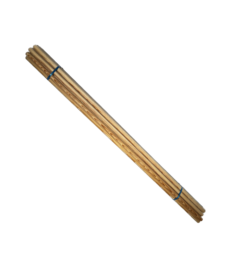Bâton de Gymnastique en bois long 140 cm diamètre 24mm