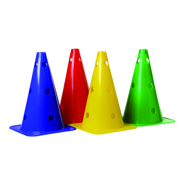 Cônes/Plots rigides multifonctions 3 niveaux de 6, 19 ou 32 cm