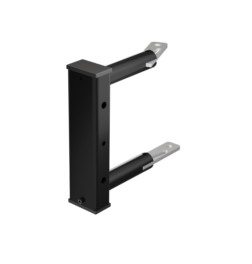 Adaptateur 3" x 3" pour fixation de kPulley Go et Go+ sur rack de musculation