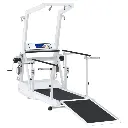 Tapis roulant avec harnais de délestage Neuro 260 TM rampe d'accès largeur accès Fauteuil 85 cm