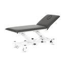 Table hydraulique 2 plans Polaris dossier proclive déclive châssis blanc sellerie Dark Grey
