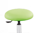 Tabouret Top couleur sur roulettes piètement Métal, sellerie Tendue, couleur au choix