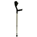 Canne anglaise tube aluminium - la paire