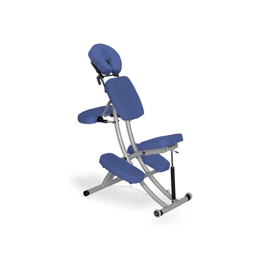 Chaise de massage alu prestige par vérin a gaz