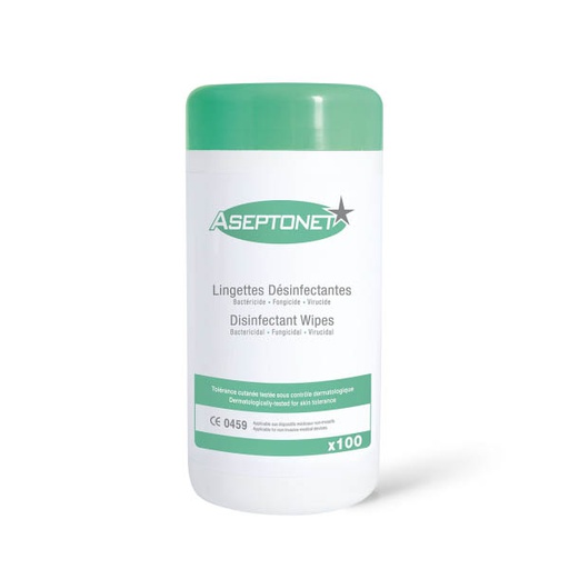 [DSARLA00001] Boîte de 100 lingettes désinfectantes Aseptonet