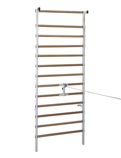 [ESAREP06001] Espalier 14 barreaux hêtre avec montants en acier époxy