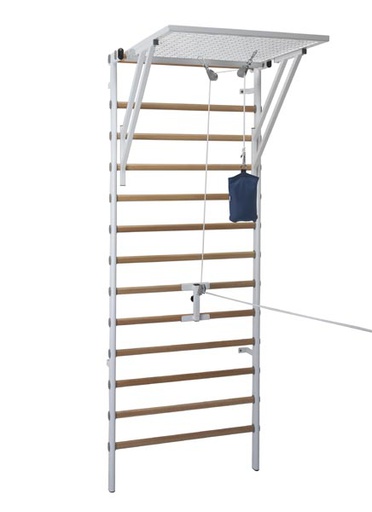 [ESAREP06002] Espalier Ferrox (90 x 240cm) avec avancée grillagée 90 x 65 cm époxy et bois. Dispositif Médical CE.