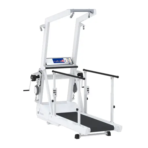 [TAARTA09003] Tapis roulant avec harnais de délestage Neuro 230 TM rampe d'accès largeur d'accès fauteuil 65 cm