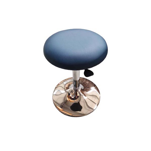 Tabouret Top couleur sur socle Chromé, sellerie Tendue, couleur au choix (hauteur de 53 à 73 cm)