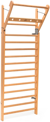 [MUSTEW16101] Espalier Wallbars Nohrd 14 barreaux chêne massif avec avancée repliable