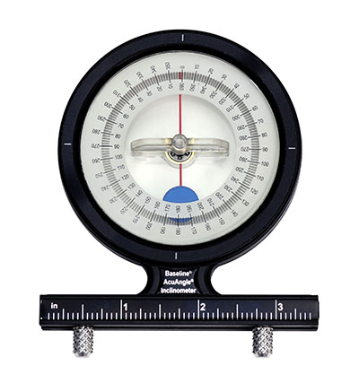 Baseline Inclinomètre AcuAngle inclinometer à pieds réglables